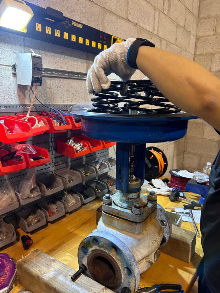 Control Valve Pneumatic Actuator Repair